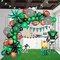 Football Balloon garland arch kit Dark green Brown black balloon large mylar starburst for sport theme super bowl touch down birthday decorations